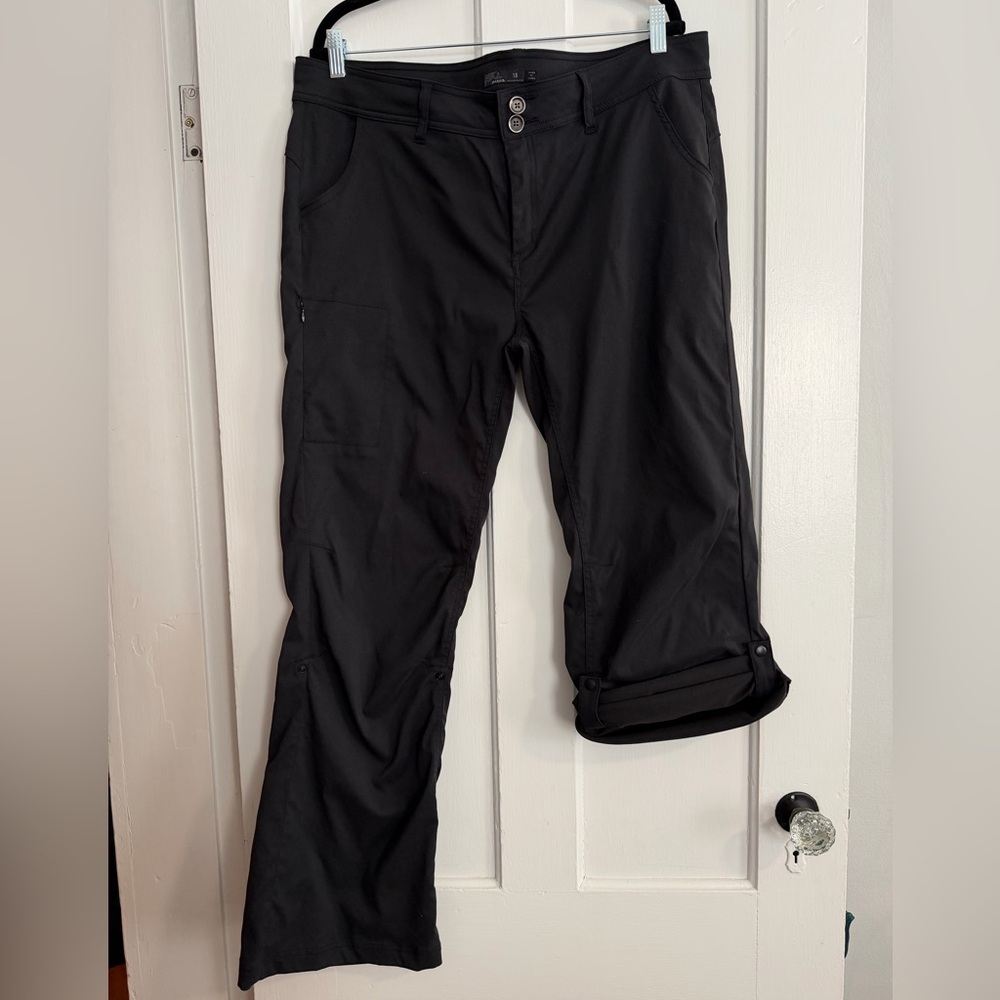 PrAna Charcoal Black Convertible Hiking Pants 18 - Picture 2 of 13